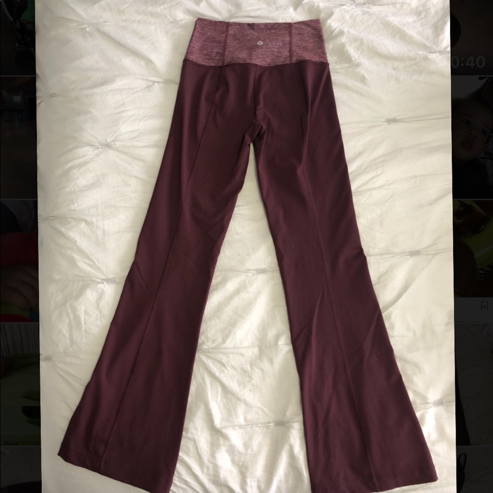 Lululemon Flared yoga pants 4